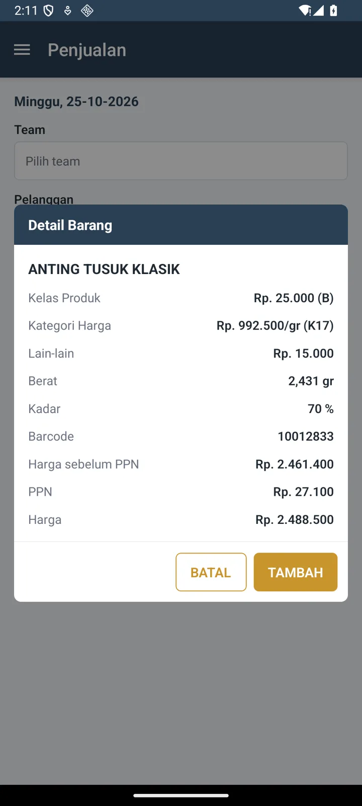 Info Produk