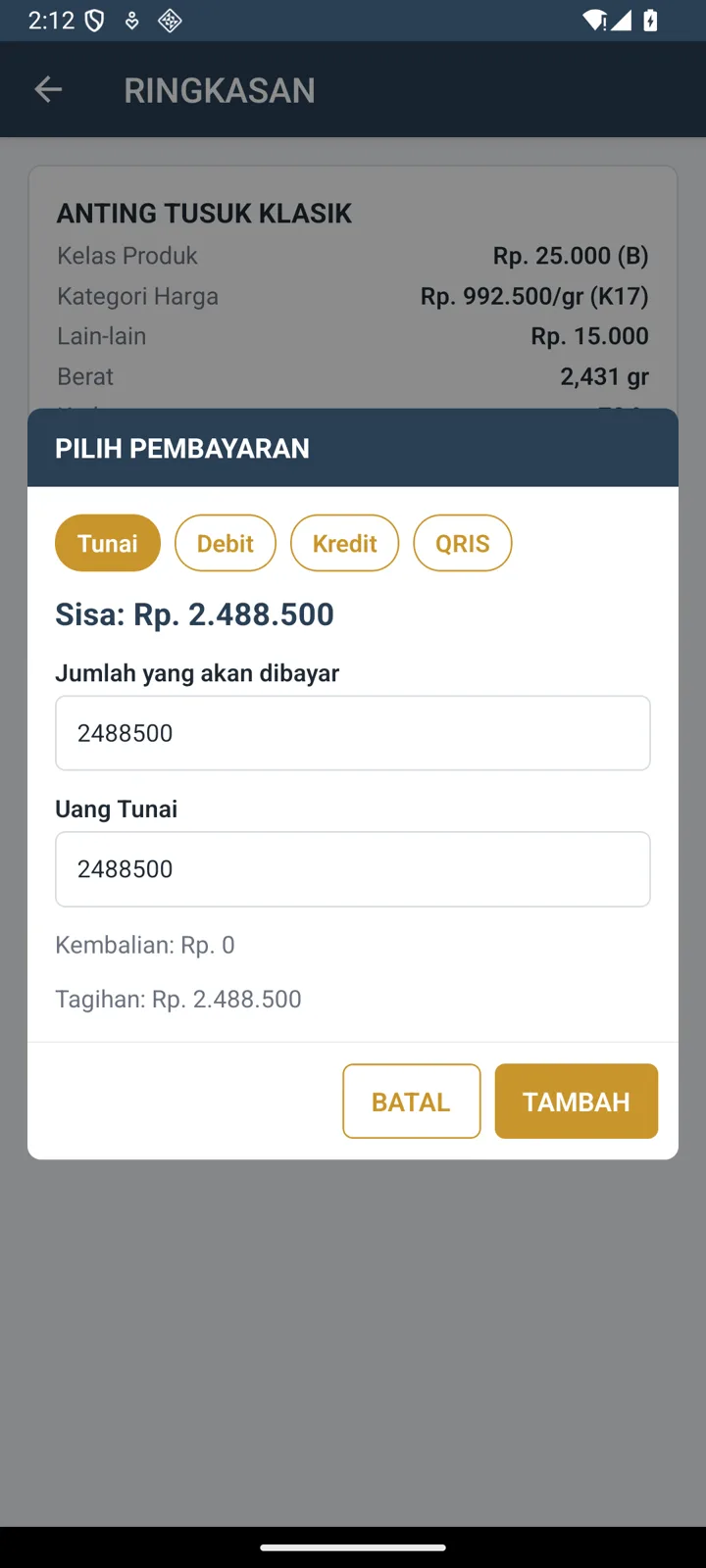Pembayaran Instan
